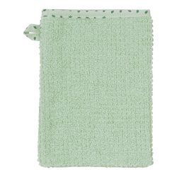 WÖRNER SÜDFROTTIER Waschhandschuh At home grün 3er Set 15 x 21 cm