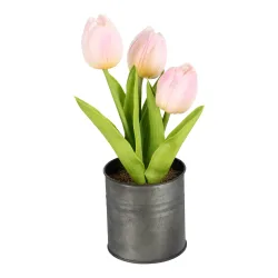 LED-Kunstblume Tulpentöpfchen 