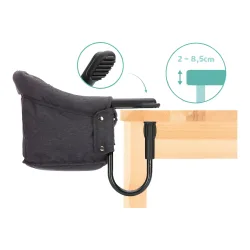 Tischsitz Flexi für Tischplatte Stärke 2-8,5 cm