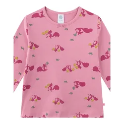 Sanetta Schlafanzug lang Eichhörnchen rosa