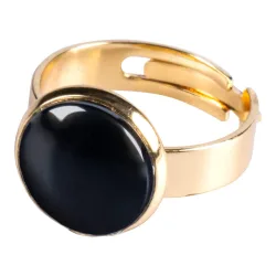 Ring ?Hämatit?, verstellbar