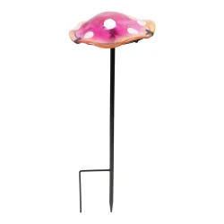 Glas-Gartenstecker ?Pilz?
