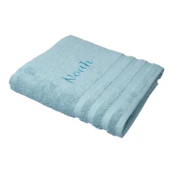 Badetuch personalisiert mit Namen, 150x100 cm, 100% Baumwolle