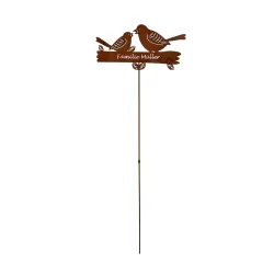 Edelrost-Gartenstecker 