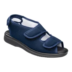 promed Klettverschluss-Sandale, Größe: 43, blau