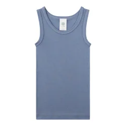 Sanetta 2er-Pack Unterhemden Baustelle blau/bunt