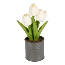 LED-Kunstblume Tulpentöpfchen 