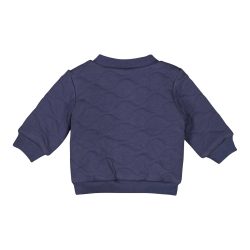 Wende-Collegejacke Fische gequiltet