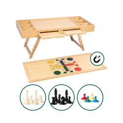 Bambus Spiel- und Puzzletisch 