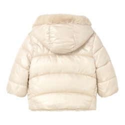 Wende-Steppjacke mit Kapuze Plüsch