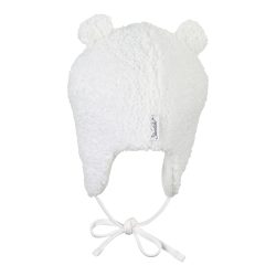 Plüschmütze mit Ohren Eisbär