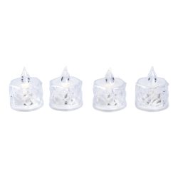 LED-Teelichter ?Diamond?, 4 Stück
