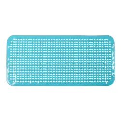 Badematte, blau