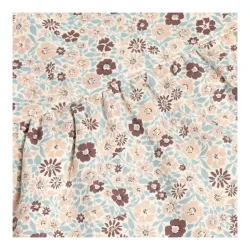 Kleid langarm Volant Blumen
