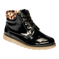 wonderwalk ?Lack-Stiefelette ?Dunja?, Größe: 40, schwarz