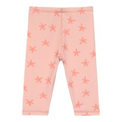 Capri-Schwimmleggings mit Windeleinsatz und UV-Schutz Seesterne