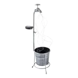 LED-Solar-Blumentopf ?Wasserhahn?