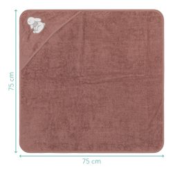 Kapuzenbadetuch 75x75 cm