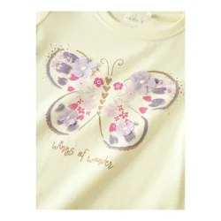 Name It - T-Shirt, 92, Gelb Pastel