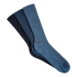 Venensocken, 3 Paar, Größe: 35, blau