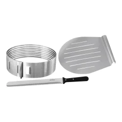Zenker - Kuchenschneidhilfe, Silber, One Size