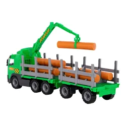PowerTruck Holzfrachter mit Anhänger