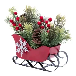 Weihnachtsgesteck ?Schlitten?