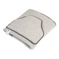 Schurwoll-Fleece Kniedecke, 120x100 cm