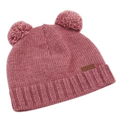 Winter-Strickmütze mit Bommel