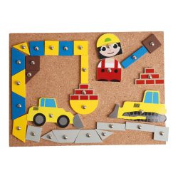 LENA® Hammerspiel BAUSTELLE in bunt