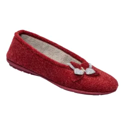 ?Hausschuh-Ballerina ?Bärbel?, Größe: 36, rot
