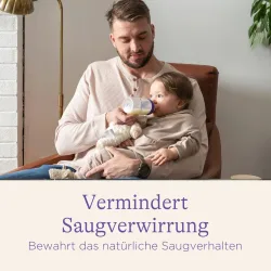 2er-Pack Babyflaschen mit NaturalWave Sauger, Weithals, 240 ml, Gr.M