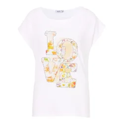 Damen Baumwoll-T-Shirt ?Love?, Größe: M