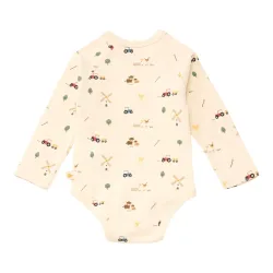 2er-Pack Wickelbodys langarm Country Love