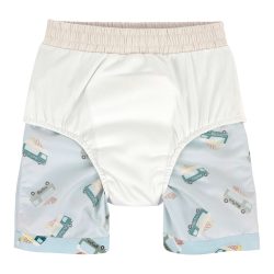 Badeshorts mit Windeleinsatz und UV-Schutz Eiswagen