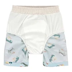Badeshorts mit Windeleinsatz und UV-Schutz Eiswagen
