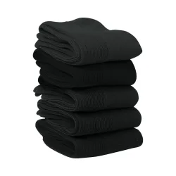 Wohlfühl-Socken, 5 Paar, Größe: 35, schwarz