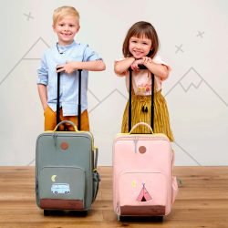 Lässig Kinder-Trolley ADVENTURE BUS (29x46x19,5) in blau
