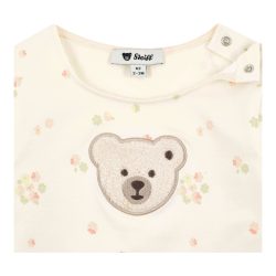 Shirt langarm Blumen Bär