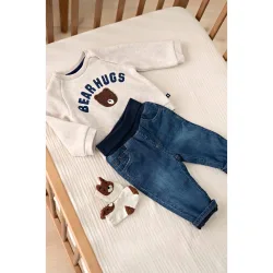 Jeans mit Softbund gefüttert