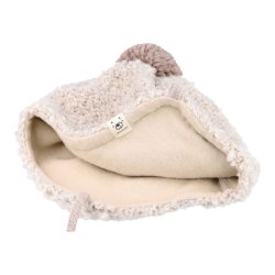 Winter-Plüschmütze mit Bommel