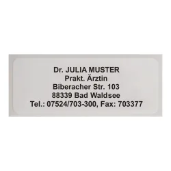 Namensaufkleber 