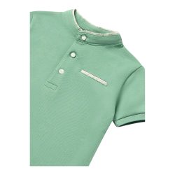 T-Shirt Stehkragen Piqué