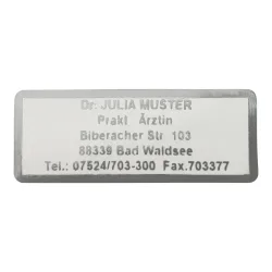 Namensaufkleber 
