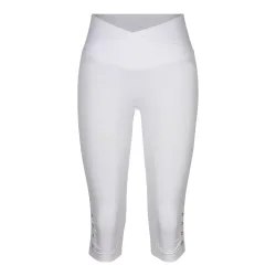 Capri-Leggings ?Diamant-Optik?, Größe: L, weiß