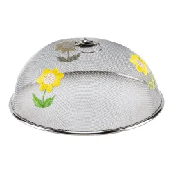Edelstahl-Abdeckhaube ?Sonnenblume?