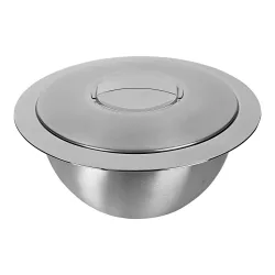 Thermoschüssel mit Deckel, Edelstahl