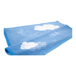 Babydecke Unicade mit Namen 75x100 cm