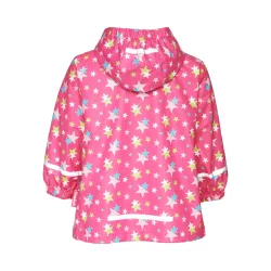 Regenjacke mit abnehmbarer Kapuze Sterne