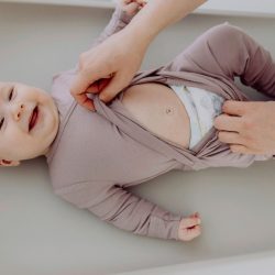 Easy-on Strampler langarm mit Umschlagbündchen